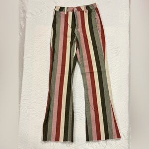 YMI Red and Green Striped Pants B17